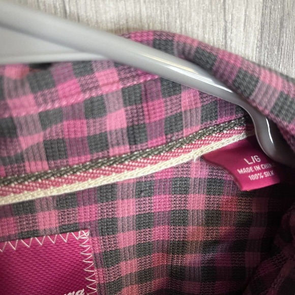 Tommy Bahama Men's Size Large Silk‎ Short Sleeve Shirt Beach Button Up Lot Of 2 - Picture 9 of 12